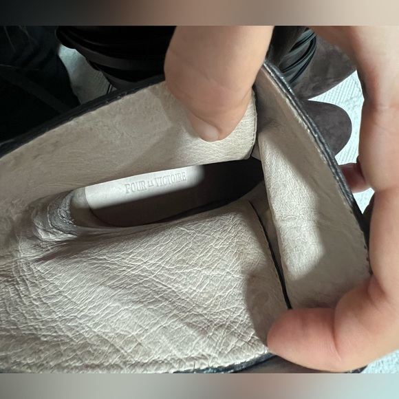 Sold Pour La Victoire Bionda Suede/Leather Caged Boots - Picture 5 of 13